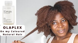 Olaplex No. 3 on my Coloured Natural  Hair REVIEW + DEMO | Kenny Olapade