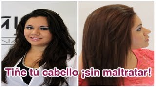Tiñe tu cabello (sin maltratar)
