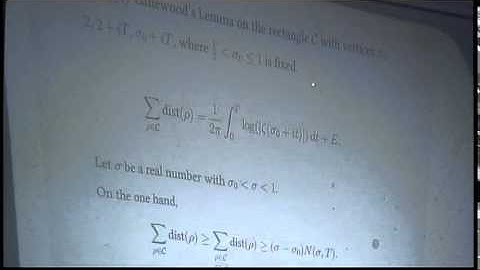 International Conference in Number Theory and Physics - Mini Course - Gonek - 03