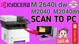 きょうちゃん様確認用ページ kyocera M 2640idw scan to folder, ( how to setup scan to SMB on
