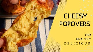 These Cheesy Popovers are Crispy AND Healthy! 😋 Perfect Breakfast or Snack