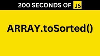 What is Array.toSorted() in JavaScript | BitBuddy