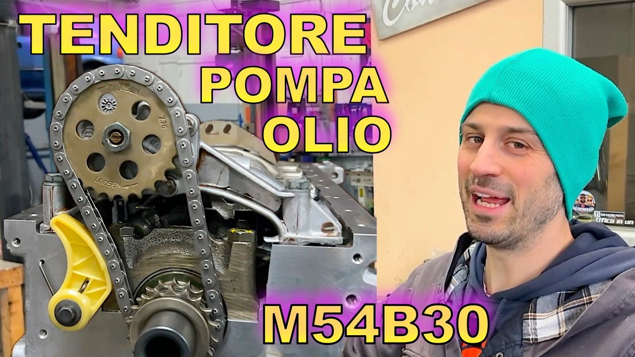 Installiamo un Tenditore Catena Pompa olio M54 + Paratie anti sbattimento in coppa