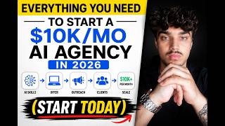 Everything You need to Start a 10k/month AI agency in 2026 (start today)