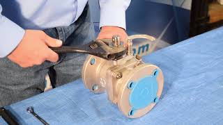 2” 150 Full Port Ball Valve Packing Gland Nut Adjustment Demo