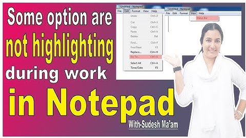 Highlight all option in Notepad