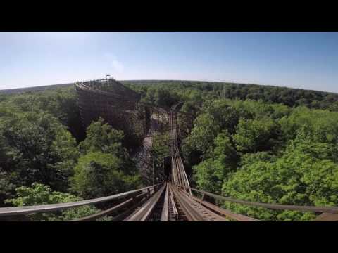The Beast Roller Coaster - Kings Island POV (2017)