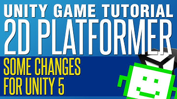 Some Changes for Unity 5 - Unity 2D Platformer Tutorial