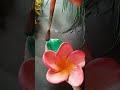 How made kathgolap Hair pin using clay🌼🌸