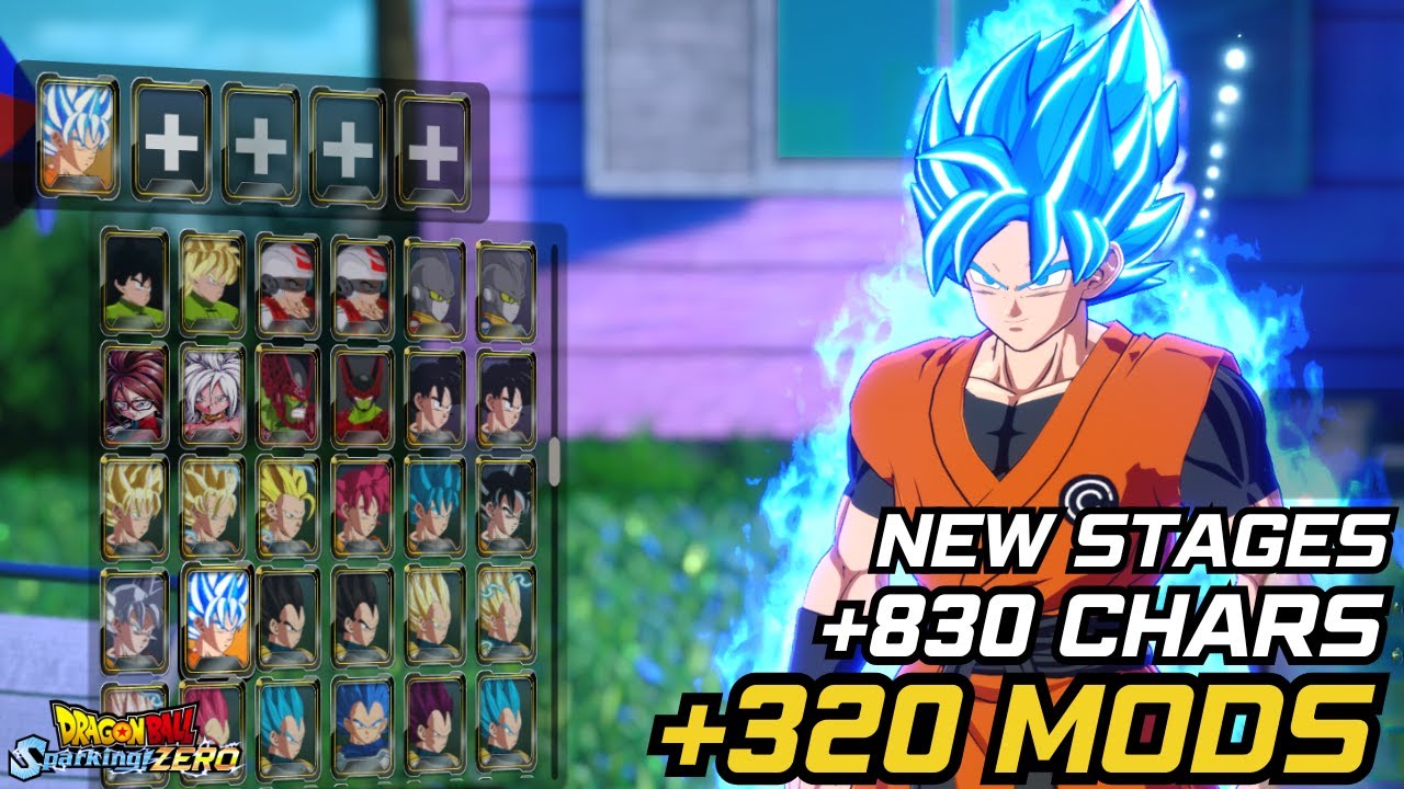 NEW 2.5 UPDATE! Dragon Ball Sparking ZERO Modpack With 830+ Playable Characters!