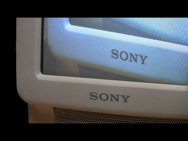 1994 Sony Color Watchman - Luggable Lo-Def TV - YouTube