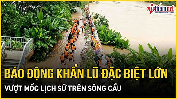 KHẨN CẤP: Lũ đặc biệt lớn vượt mốc lịch sử trên sông Cầu, nhiều nơi ở Bắc Bộ nguy cơ ngập sâu