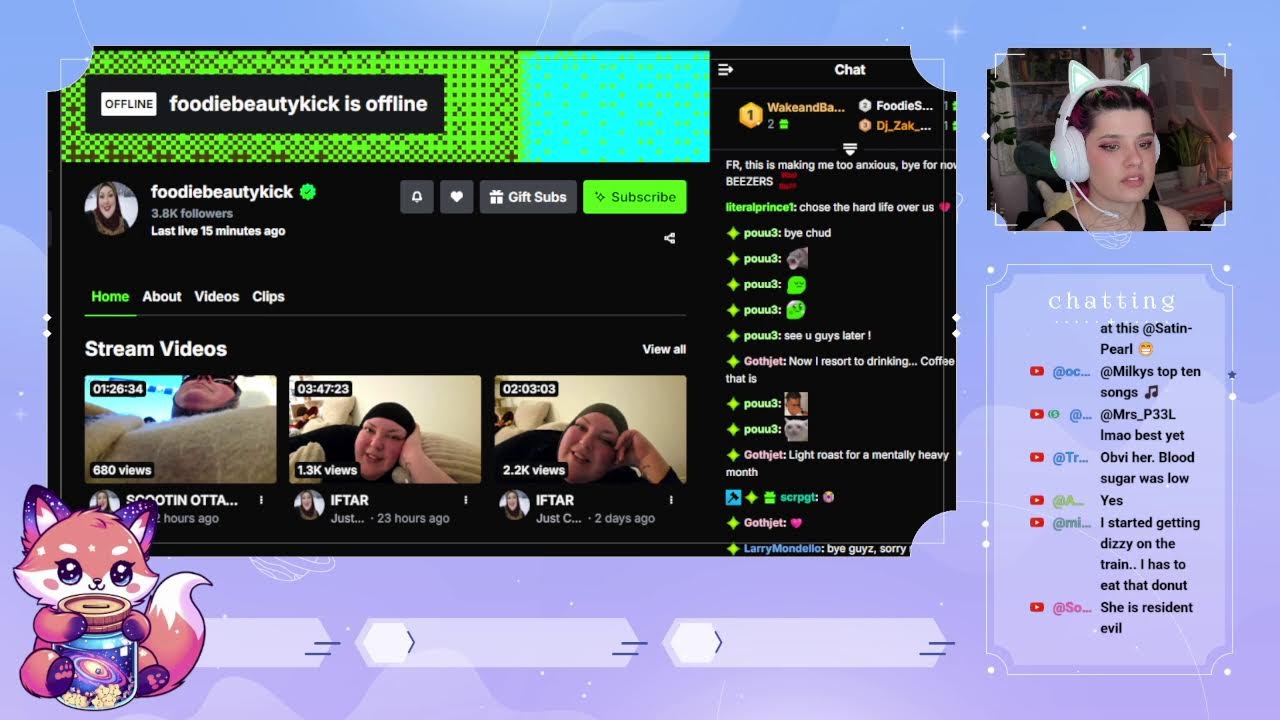 FOODIE BEAUTY IS LIVE - LETS WATCH!!