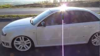 audi a4 b6 rs4 b7 white with 2 7 turbo engine
