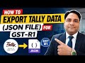 How to Export JSON File For GST R-1 in Tally Prime | जीएसटी आर-1 के लिए JSON फ़ाइल कैसे Export करें.