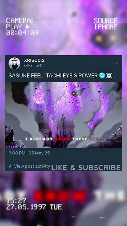 ITACHI EYE ☠️...