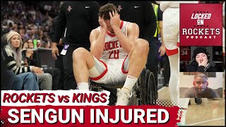 Alperen Sengun Badly Injured In Houston Rockets Comeback Win Vs Sacramento Kings | Is Season Over?