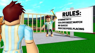 BUILDING SCHOOL Had STRICT RULES.. Follow Or Else! (Roblox Bloxburg)