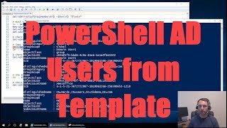 Creating AD Users from a template with PowerShell