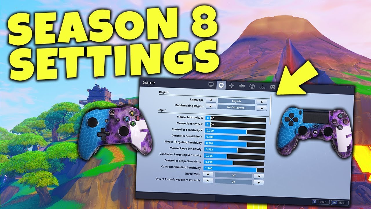 best controller settings season 8 custom binds edit fast - best sensitivity for fortnite console season 8