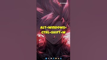 ALT + WINDOWS + CTRL + SHIFT + W #pctips #tech #shorts