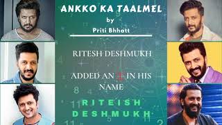 Riteish Deshmukh | Name Numerology & Bollywood Celebrities | #Shorts Net Worth