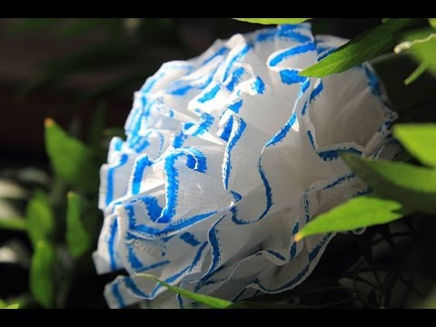 Цветы из салфеток своими руками