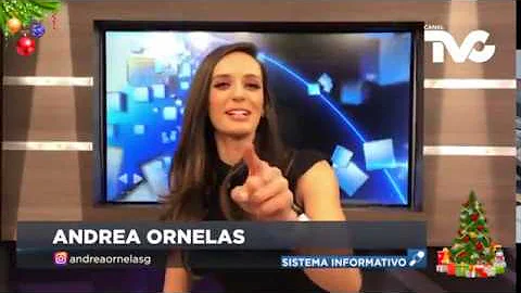 Reto Navideo con Andrea Ornelas en CanalTVC