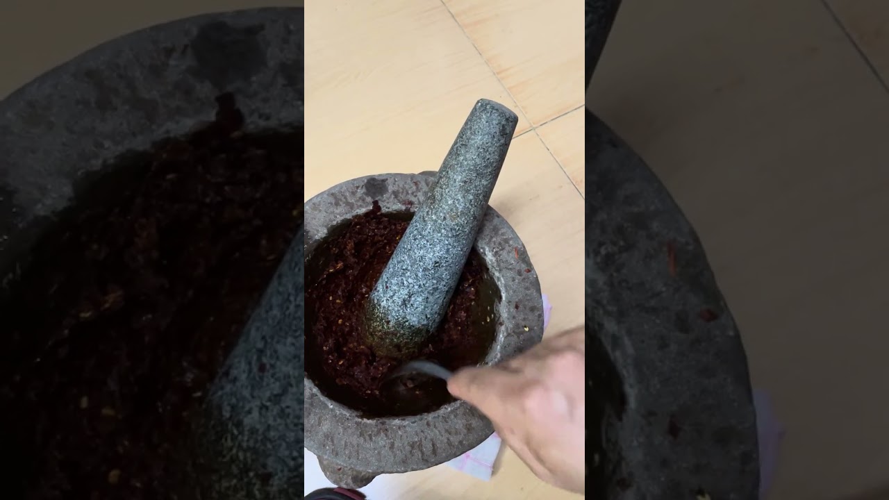 วิธีทำน้ำพริกข่าตาแดงง่ายๆเก็บไว้กินเอง