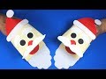 How to Make a Paper Santa Puppet | Christmas Crafts for Kids