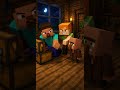 Steve Got Caught Sneaking Cookies! 🍪🌙 #minecraft #steve