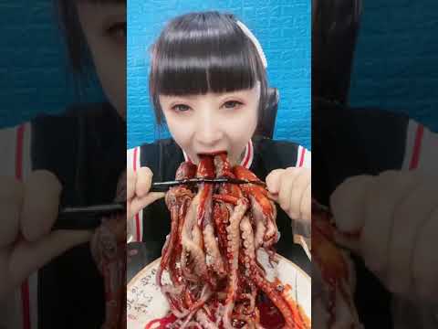 GHOST PEPPER NOODLES MUKBANG EATING Legend eating asmr NitaAlix Channel  (136) -