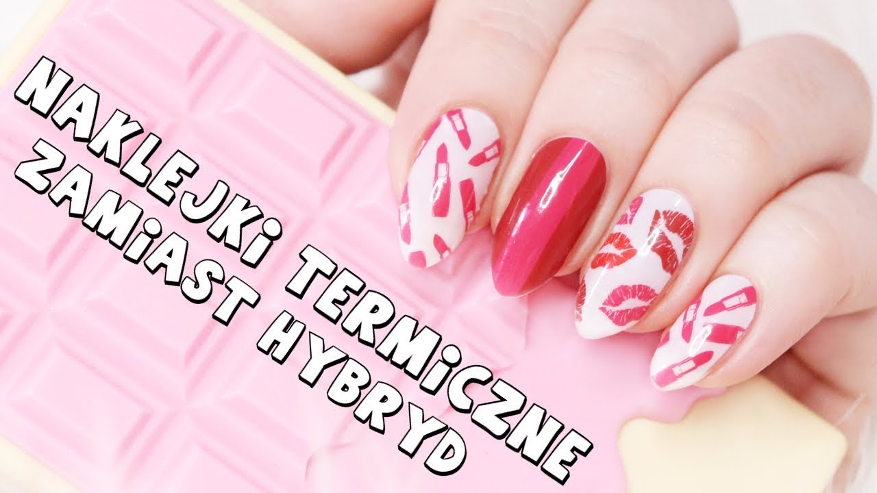 Naklejki na paznokcie zamiast hybryd ? Manirouge naklejki termiczne * Candymona