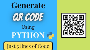 Generate a QR Code Using Python | Just 3 Lines of Code | Python Tutorial |