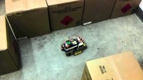 Basic Arduino Robot Going Through Maze