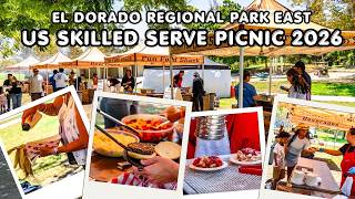 Company Picnic Catering in Long Beach for 500 at El Dorado East Regional Park for US Skilled Serve