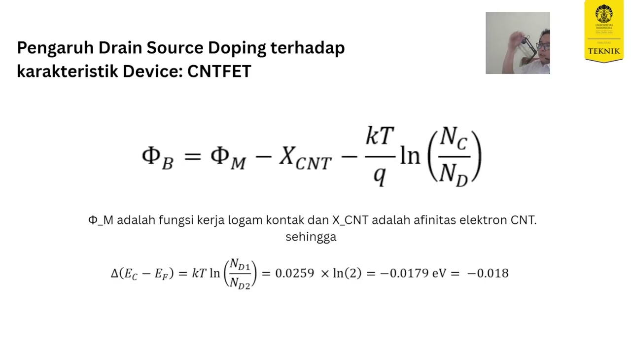 Characteristic Effects of CNTFET on S/D Doping and Chirality (NanoHub Lab)