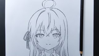 How To Draw Alya Easy Step By Step Anime Sketch