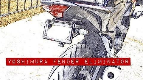 How to: Yoshimura Fender Eliminator Install on Yamaha R3