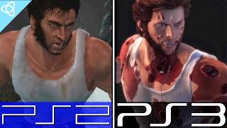 X-Men Origins: Wolverine - PS2 vs. PS3 | Full Game Comparison | Side by Side screenshot 2