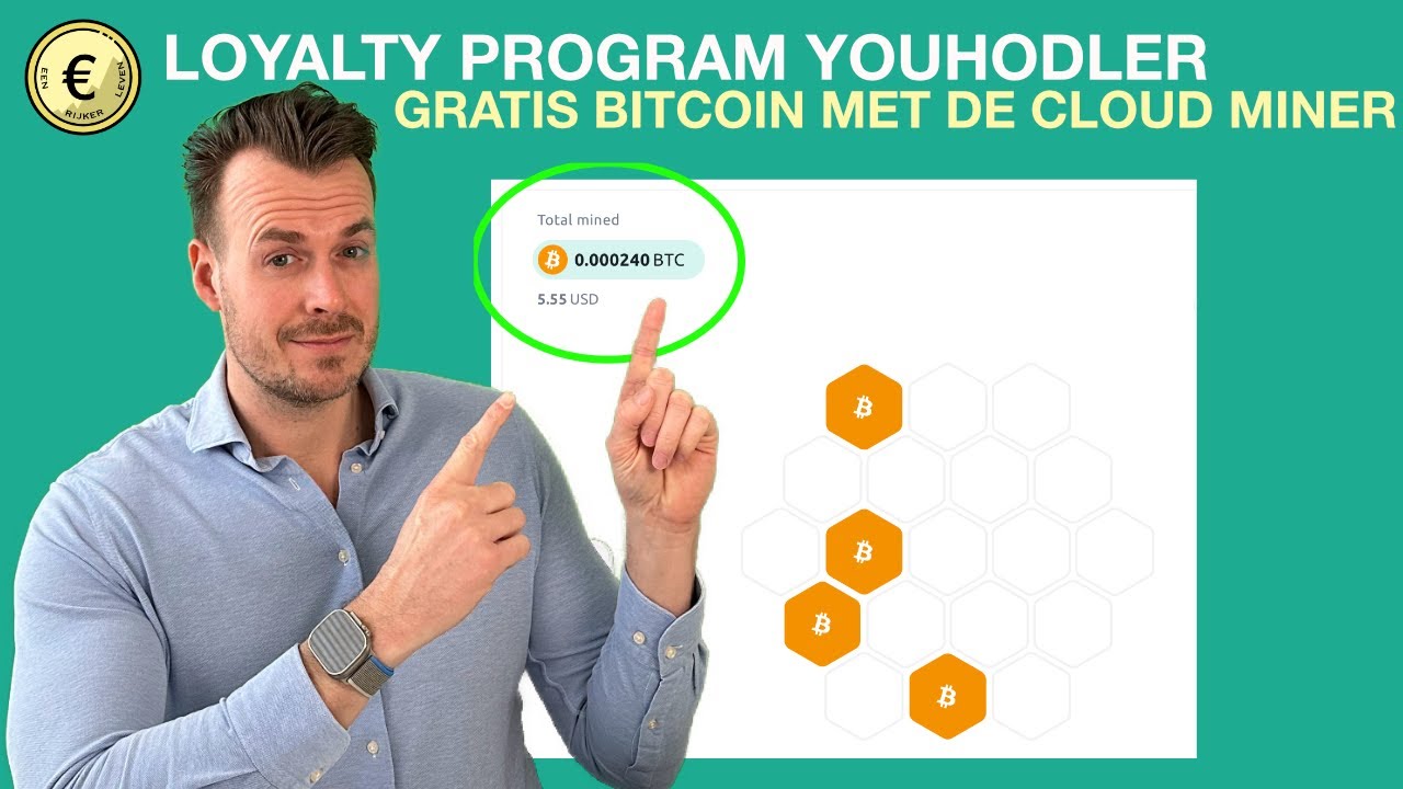 Nieuw loyaliteitsprogramma YouHodler 2023: Gratis Bitcoin met de Cloud  Miner!