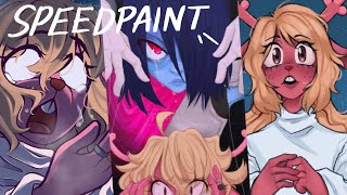 Speedpaint compilation (Procreate) Deltarune