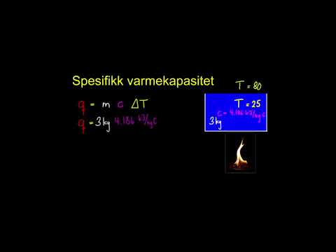 Video: Hva betyr det hvis et stoff har høy spesifikk varmekapasitet?