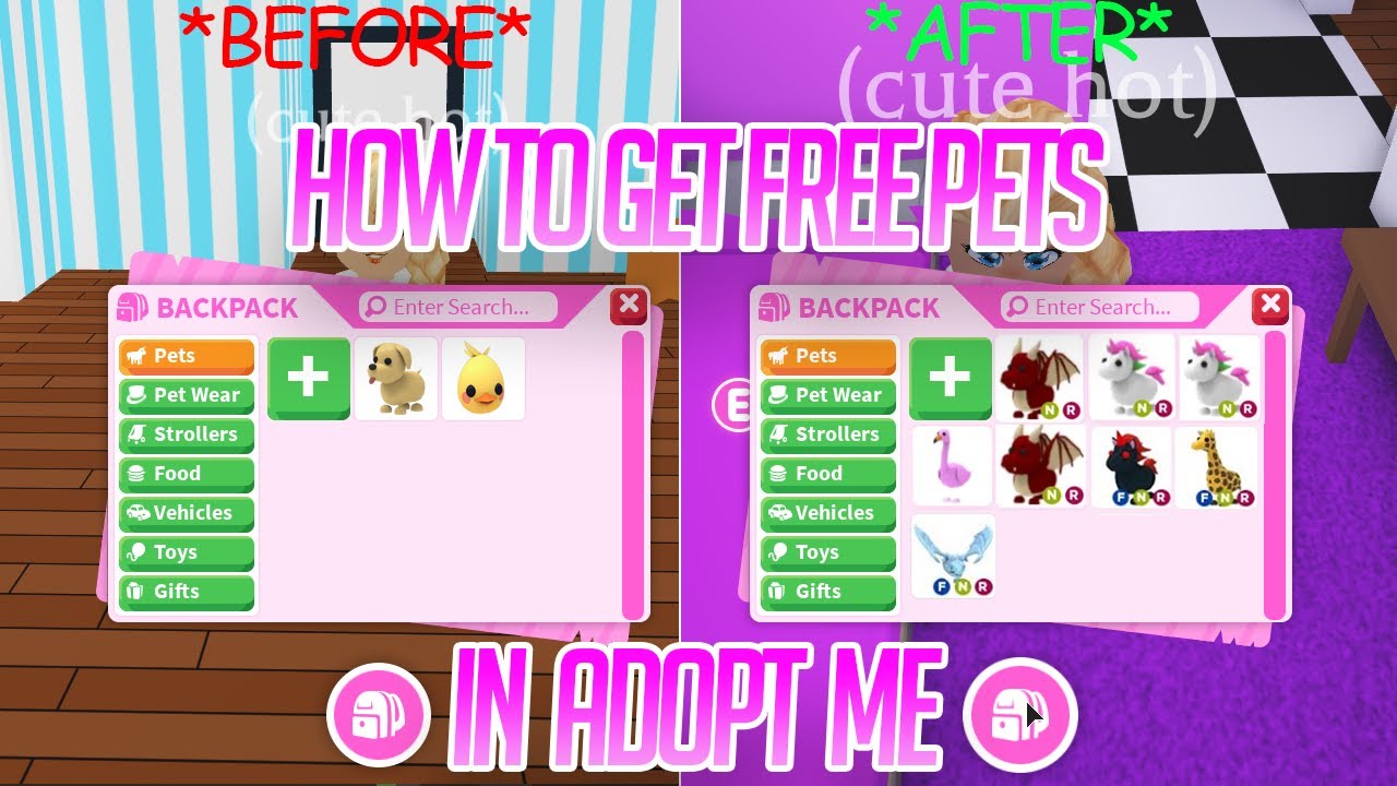 How To Get Free Pets In Adopt Me | Very Easy | *Still ...