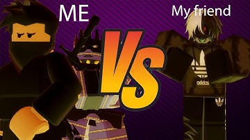 [N the JoJo game] 1V1ing my beginner friend! (Cutscene at the end)