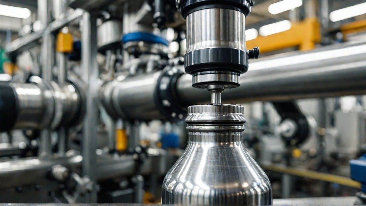 Water Bottle Process Control Stainless Steel Water Bottle Mass Production Process Stainless Steel ...