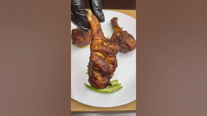 Crispy chicken Leg piece ASMR Cooking. #shorts #cooking #food #recipe #ytshorts #asmrcooking #short.