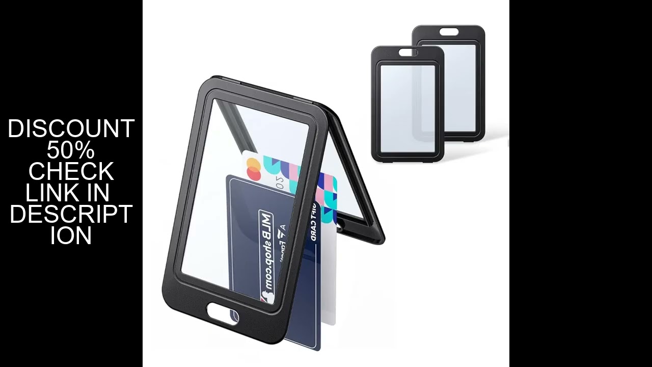 1 PCS Transparent Work Card Badge Holder Office Staff Employees ID Card Clear Pass Name Work Card Co