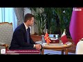 Prime Minister and Minister of Foreign Affairs Meets Minister of Foreign Affairs of North Macedonia