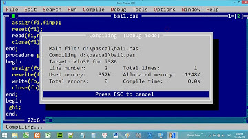 Đọc ghi tệp nhanh trong Free pascal